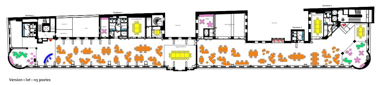 Bureau Paris 1452m² Location bureau Paris OLBUR2310941 8